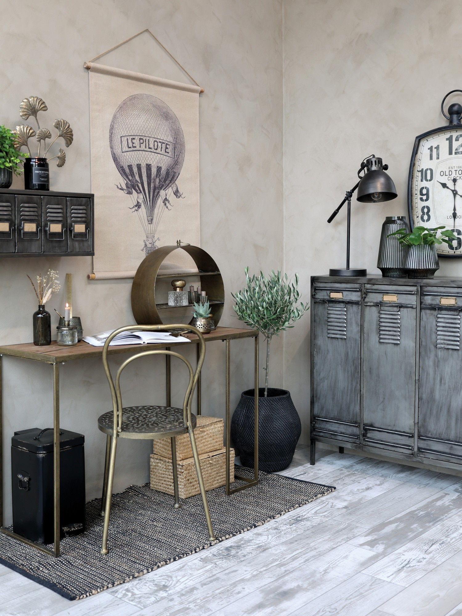 SZAFKA_STOJACA_KOMODA_INDUSTRIALNA_FACTORY SZARE_MEBLE_METALOWE_CHIC_ANTIQE_POLSKA_SKLEP_INTERNETOWY_DESIGNBYWOMEN